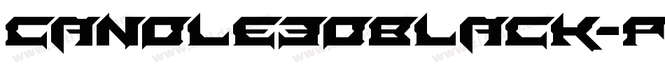 Candle3dBlack-py9D字体转换