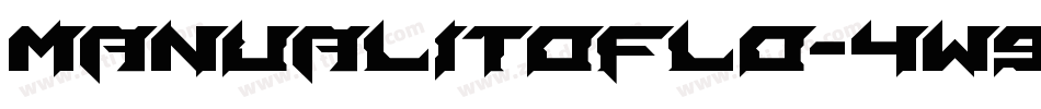 ManualitoFlo-4W9D字体转换