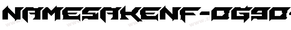 Namesakenf-DG9D字体转换 Namesakenf-DG9D字体转换