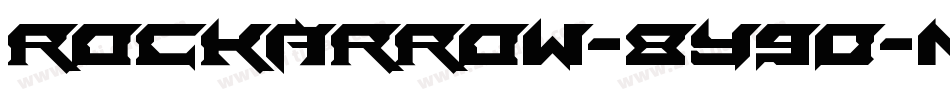 RockArrow-8Y9D字体转换 RockArrow-8Y9D字体转换