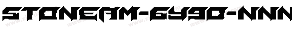Stoneam-6y9D字体转换