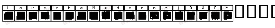 LacerbaModern-j9VO字体转换