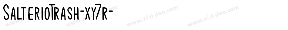 SalterioTrash-xy7r字体转换