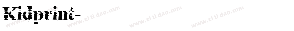 Kidprint字体转换
