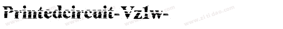 Printedcircuit-Vz1w字体转换