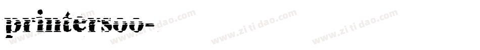 printersoo字体转换
