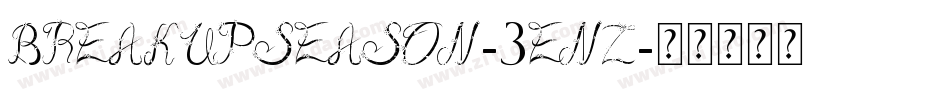 Breakupseason-3enz字体转换