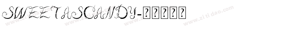 SWEETASCANDY字体转换