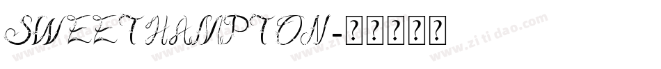 Sweethampton字体转换