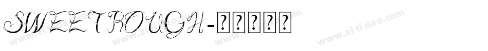 Sweetrough字体转换
