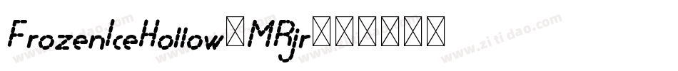 FrozenIceHollow-MRjr字体转换