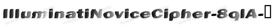 IlluminatiNoviceCipher-8qlA字体转换