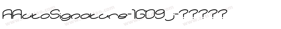 AAutoSignature-1GD9j字体转换