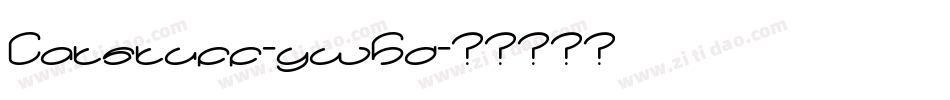 Catstuff-yw5d字体转换