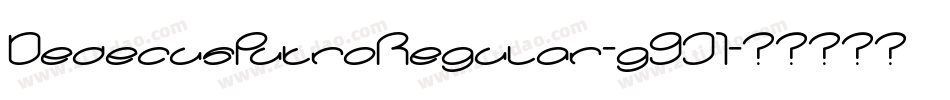 DedecusPutroRegular-g9J1字体转换
