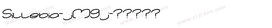 Sillebia-jM9j字体转换 Sillebia-jM9j字体转换