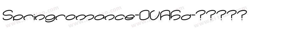 Springromance-OVA5d字体转换 Springromance-OVA5d字体转换