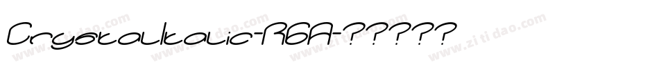CrystalItalic-R6A字体转换