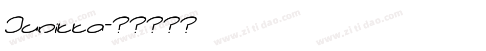 Junitta字体转换