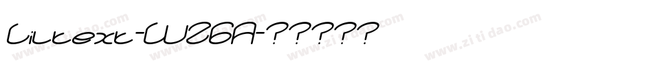 Liltext-WZ6A字体转换