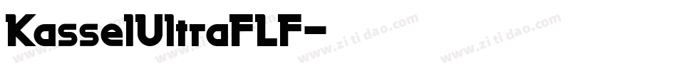 KasselUltraFLF字体转换