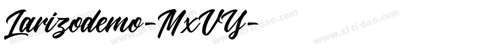 Larizodemo-MxVY字体转换