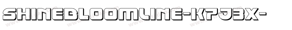 ShineBloomLine-K7J3X字体转换