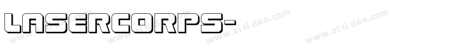 lasercorps字体转换