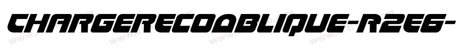 ChargerEcoOblique-R2E6字体转换