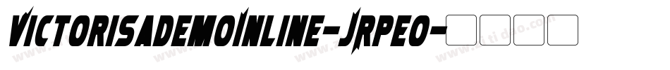 VictorisaDemoInline-JRpeo字体转换