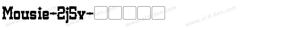 Mousie-2j5v字体转换