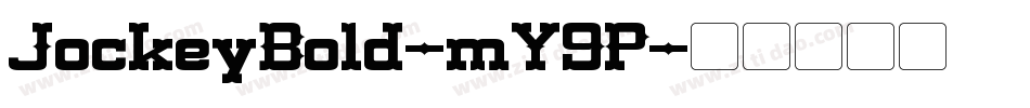 JockeyBold-mY9P字体转换