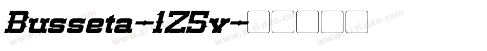 Busseta-1Z5v字体转换