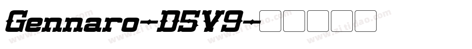 Gennaro-D5V9字体转换