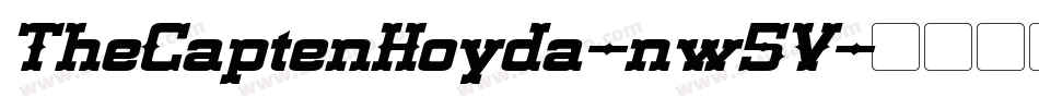 TheCaptenHoyda-nw5V字体转换