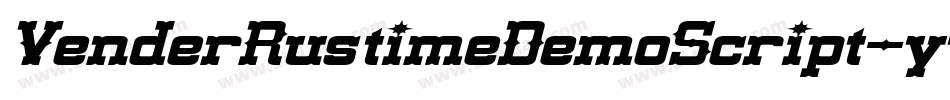VenderRustimeDemoScript-ywL5V字体转换