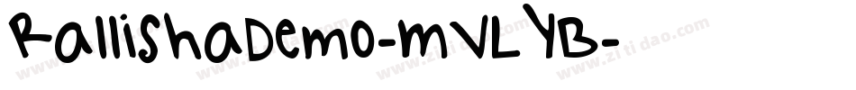 RallishaDemo-MVLYB字体转换