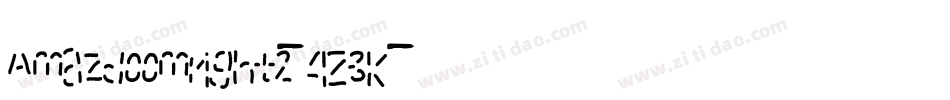 Amazdoomright2-4Z3K字体转换