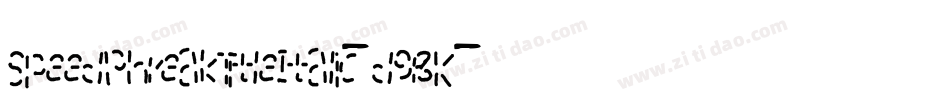 SpeedPhreakTitleItalic-d9r3K字体转换