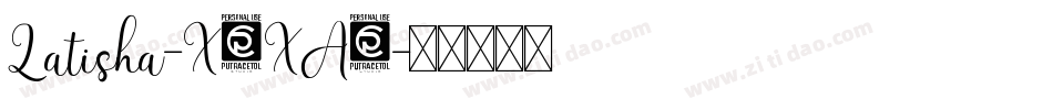 Latisha-X3XA9字体转换
