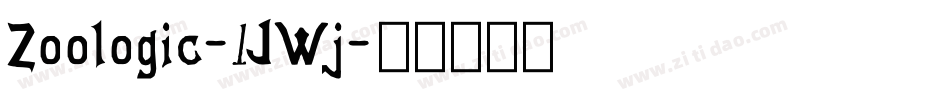 Zoologic-1JWj字体转换