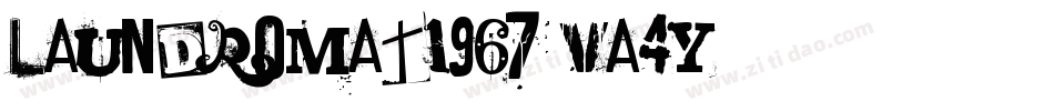 Laundromat1967-vA4y字体转换