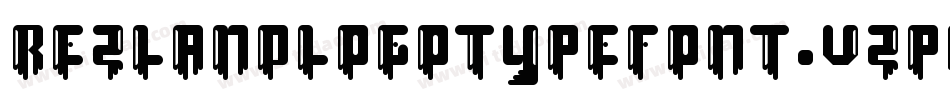 RezlandLogotypeFont-vZpM字体转换