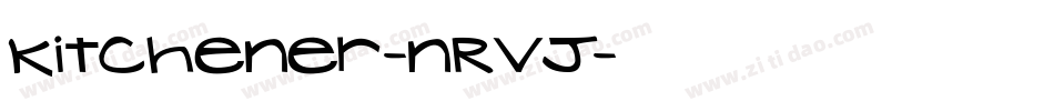 Kitchener-nRvJ字体转换