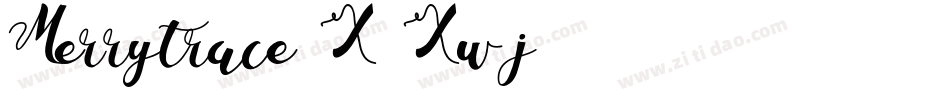 Merrytrace-X3Xwj字体转换