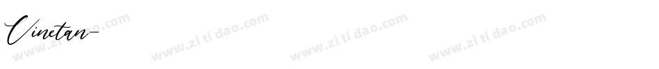 Vinetan字体转换