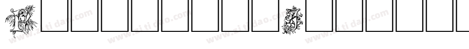 PompadourInitials字体转换