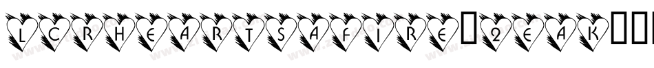 LcrHeartsAfire-2EaK字体转换