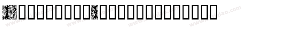 PompadourInitials字体转换