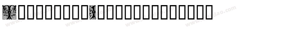 TornielloInitials字体转换